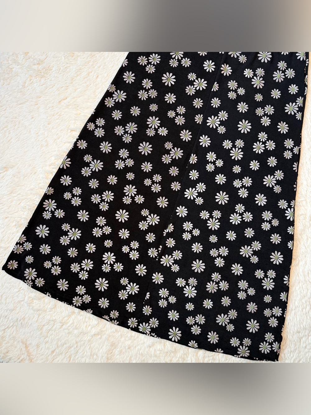 Y2K Vintage 90’s MGR Daisy Floral Maxi Skirt Skater Boho Grunge Fairycore XS-M - Picture 10 of 11